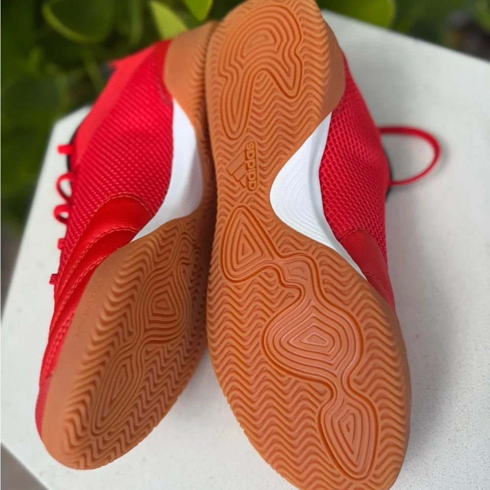 Adidas Kids Red Soccer Shoes - Picture 4 of 12